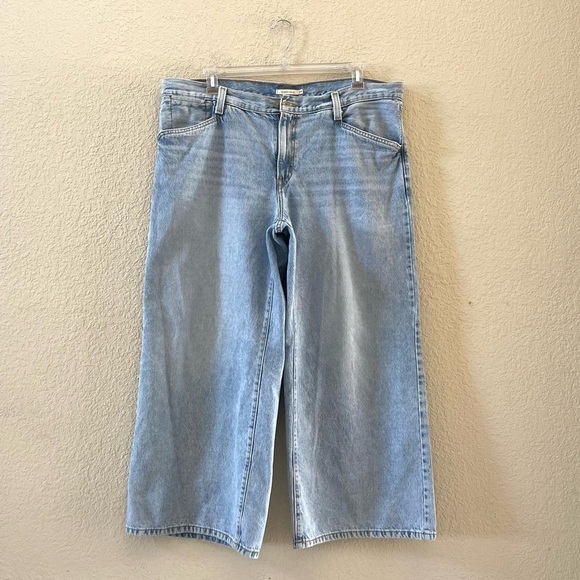 Levi’s 94 Baggy Jeans Pant Mid Wide Denim Classic Y2K Festival Concert Blue 34 - Picture 3 of 14